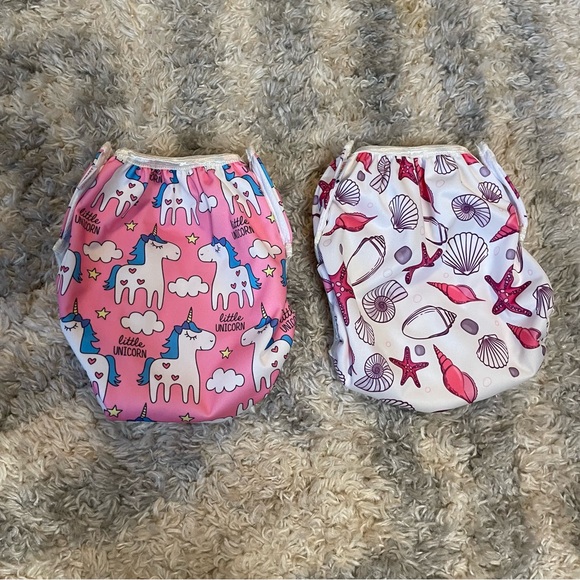 Set of 2 Alvababy Cloth Reusable Swim Diapers, OS - Picture 2 of 4